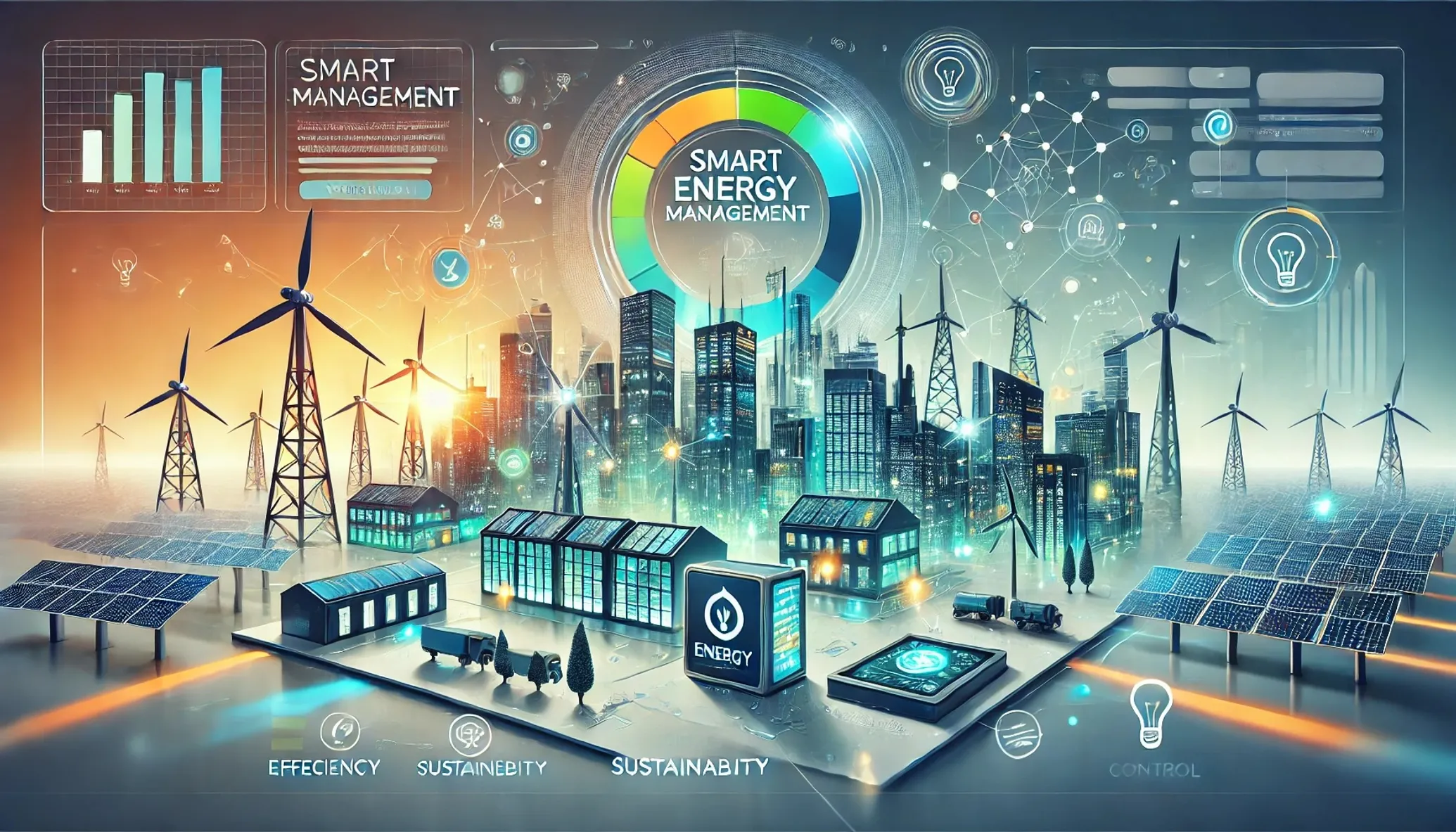 Modern logistics warehouse with advanced automation